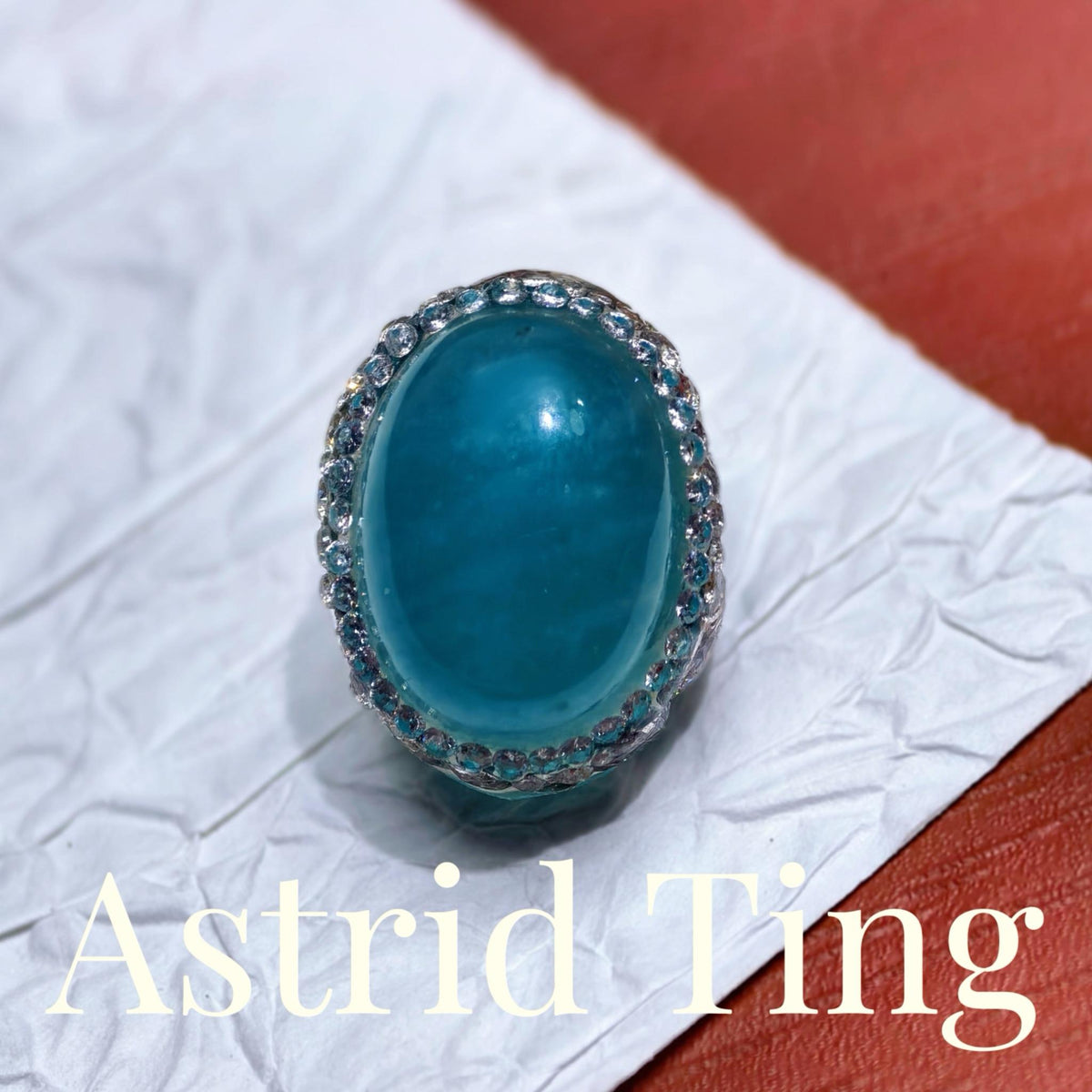 Handcrafted Oval Amazonite & Amethyst Nail Charm