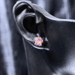 6mm cherry blossom cut two‑tone gradient 