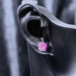 6mm cherry blossom cut two‑tone gradient 