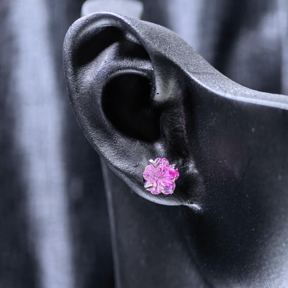 6mm cherry blossom cut two‑tone gradient 