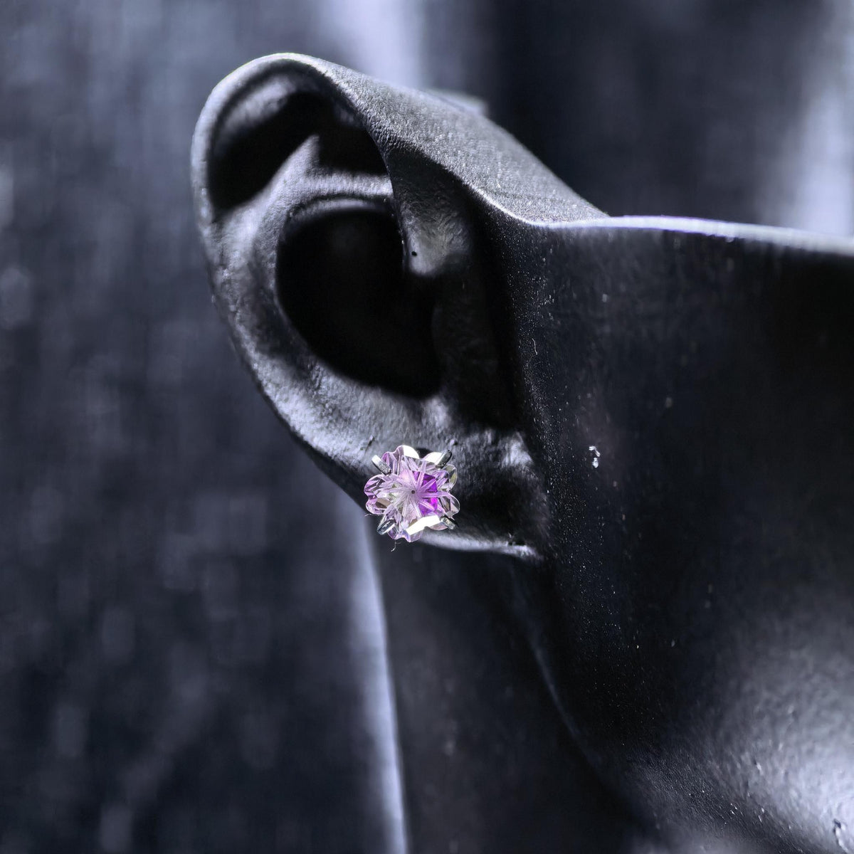 6mm cherry blossom cut two‑tone gradient 