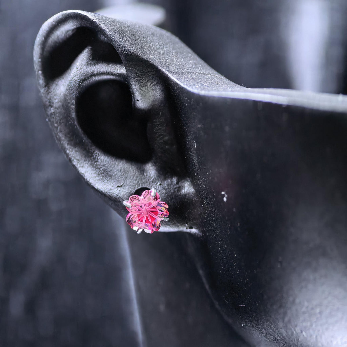 6mm cherry blossom cut two‑tone gradient 