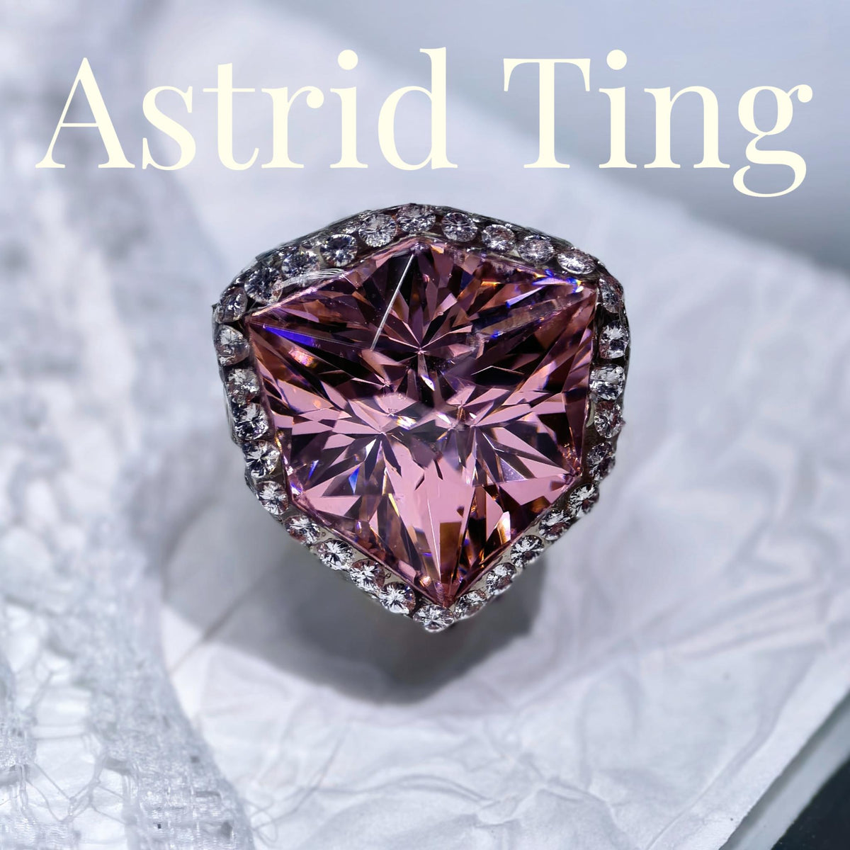 Handcrafted 10mm Hexagonal Shield CZ Nail Charm, Exclusive Custom-Cut Pavé Nail Jewelry