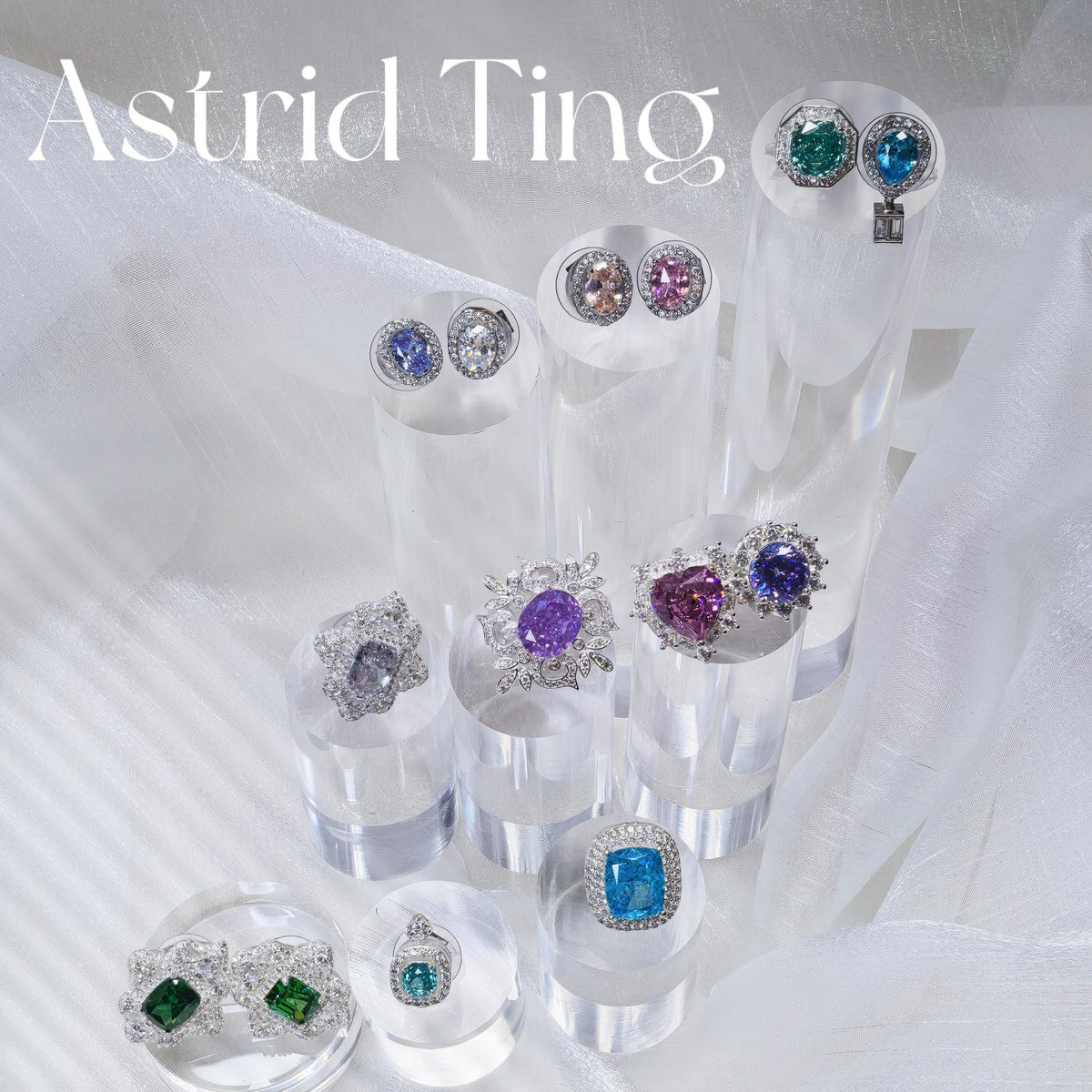 Hand‑crafted bling gem croc charms collection, jibbitz shoe decorations