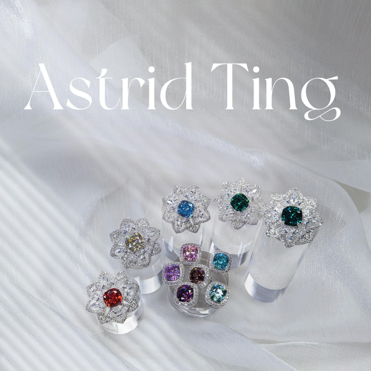 Astrid Ting Cushion‑Brilliant Cut 10mm bling croc charms collection main cover image